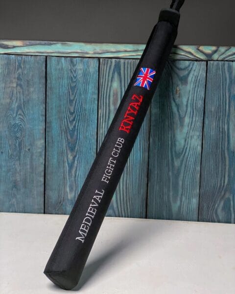 Two handed sword with emboidery team logo Knyaz